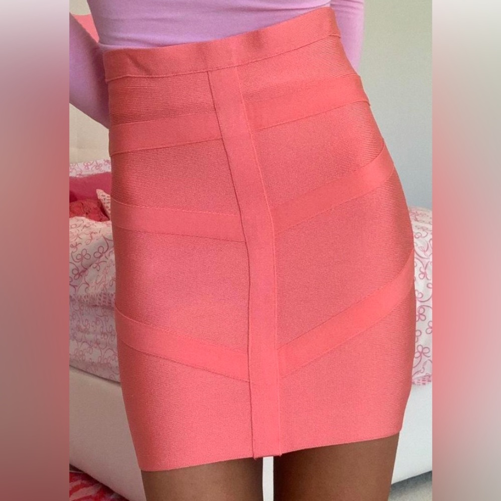 BEBE Bandage Mini Skirt